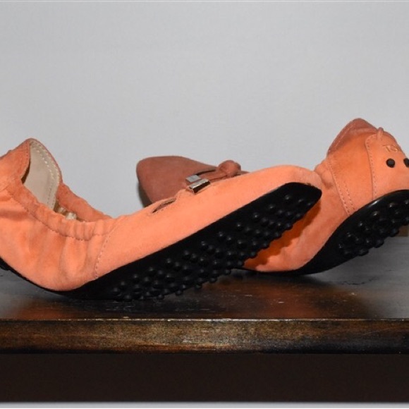 Tod's, Ballet Flats, Salmon, 8 - Picture 2 of 5